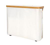 Almacenamiento para papel higiénico de baño, cesta de papel higiénico, contenedor de papel de 23 L con tapa - Portarrollos de papel plegable, bandeja de almacenamiento de papel higiénico anti-p