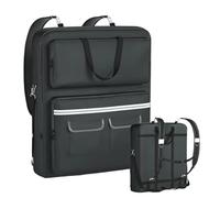 Almacenamiento plegable para panel solar, bolsa de almacenamiento de panel solar de doble capa, bolsa impermeable para panel solar, protector resistente con correa de hombro ajustable para camping