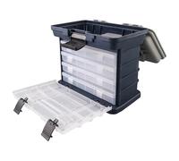 Almacenamiento Portátil De Tacle - 4 Cajones Organizador De Caja Portátil Para El Encolador De , Múltiples Compartimentos Diseño De Almacenamiento De , Caja De Servicios Públicos De La