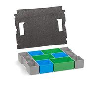 Almacenamiento Tornillos | L-BOXX 102 Juego de Cajitas | CD3 Insertos con Deckenpolster | Cajas de Tipo para Piezas Pequeñas | Caja de Almacenaje Tornillos
