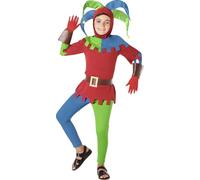 ALMACENES CASA ANGEL DISFRAZ DE BUFÓN MEDIEVAL INFANTIL MULTICOLOR UNISEX (3-4 AÑOS)