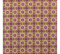 ALMACENES CASA ANGEL Tela Patchwork ALGODÓN Estampado Formas Y Dibujos Ancho 145cm por Metro. Tela DE ALGODÓN Suave, Fino, Y SOTENIDA DE Colores Muy VISTONES. (CÍRCULO Mostaza, 1 Metro)