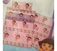 ALMACENES JULIAN SANCHEZ Juego DE SÁBANAS Invierno Polar Dora Exploradora Cama 90 CM.
