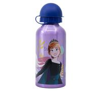 ALMACENESADA; 4997; Botella aluminio multicolor 400ml Frozen II elements; sin BPA.