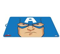 ALMACENESADAN 0403, Mantel Individual Character Capitán América; Dimensiones 43x29 cms; Producto de plástico Reutilizable; Libre bpa.