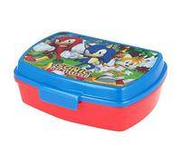 ALMACENESADAN 0538; Sandwichera Rectangular Multicolor Sonic; Producto de plástico, Reutilizable; Dimensiones Interiores 16,5x11,5x5,5 cm; Libre BPA