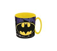 ALMACENESADAN 2108; Taza Apta para microondas Batman; 350 ml; no Apto para lavavajillas; Producto de plástico; Libre BPA