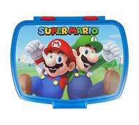 ALMACENESADAN 2728; vuelta al cole Super Mario; sandwichera rectangular; producto libre de BPA