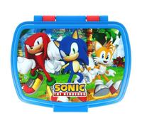 ALMACENESADAN 3313; Sandwichera rectangular multicolor Sonic; producto de plástico, reutilizable; Dimensiones Interiores 16,5x11,5x5,5 cm; libre BPA
