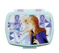 ALMACENESADAN - 4579 fiambrera Sandwichera rectangular multicolor; producto de plástico reutilizable; libre de BPA; dimensiones interiores 16,5x11,5x5,5 cm (Disney Frozen)
