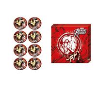 ALMACENESADAN-4680, Pack Fiesta cumpleaños Avengers, los Vengadores, Iron Man, Compuesto por 20 servilletas de Papel y 8 Platos de Carton 23cm (8435510346805)