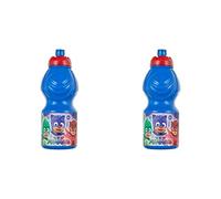 ALMACENESADAN 4699, Pack pj masks, compuesto por 2 botellas de agua 400 ml, productos reutilizables, sin BPA