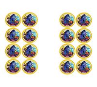 ALMACENESADAN, 4869, pack fiesta Buscando a Dory; compuesto por 16 platos de cartón de 23 cm, ideal para fiestas y cumpleaños.