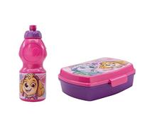 ALMACENESADAN, 4955, Pack vuelta al cole Patrulla canina girls, skye, everest, paw patrol; compuesto por Botella sport 400ml y sandwichera rectangular multicolor, productos reutilizables, sin BPA
