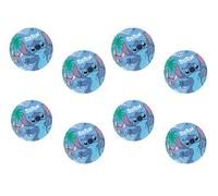 ALMACENESADAN, 5071; 8 platos de carton 23cm ideal para fiestas y cumpleaños de la licencia Stitch; 23 cm; paquete de 8 platos Stitch