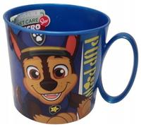 ALMACENESADAN, 5074, Taza apta para microondas, capacidad 265ml, producto reutilizable; (Patrulla azul)