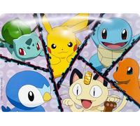 ALMACENESADAN, 5121, Mantel Individual Reutilizable; Dimensiones 43x29 cm; Producto de plástico, Flexible; de la Licencia (Pokemon)