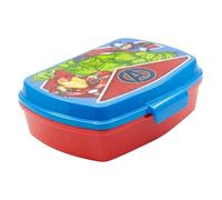 ALMACENESADAN;5463; Pack vuelta al cole y regalo; compuesto por fiambrera-Sandwichera rectangular multicolor, producto reutilizable, sin BPA (avengers)