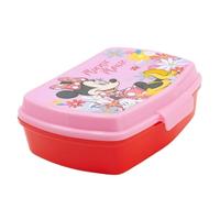 ALMACENESADAN;5463; Pack vuelta al cole y regalo; compuesto por fiambrera-Sandwichera rectangular multicolor, producto reutilizable, sin BPA (minnie)
