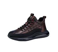 ALMAK Tenis de correr para hombre con suela antideslizante y parte inferior acolchada para escalada de montaña y camping