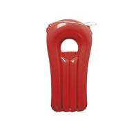 ALMALUX Colchoneta Inflable Wave Rojo Colchón de Agua con Ventana Transparente y Cordón de Transporte