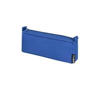 ALMALUX Estuche Rectangular Alomar de Poliéster 600D RPET Azul Neceser Ecológico con Cremallera y Cintas Tiradoras Laterales