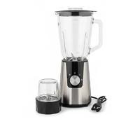 ALMALUX Licuadora con Molinillo, 600W, Jarra de Cristal 1.5L, 2 Velocidades + Función Pulse, Cuchillas de Acero Inoxidable, Base Robusta, para Batidos y Molienda