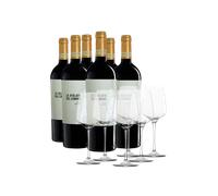 Almansa Estuche La Atalaya del Camino (x6) con 6 copas