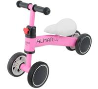Almar Baby Bicicleta Rosa sin Pedales para Bebes de 12 a 24 Meses Bici de Equilibrio para niños correpasillos Bebe