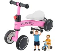 Almar Baby Bicicleta Rosa sin Pedales para Bebes de 9 a 24 Meses Bici de Equilibrio para niños correpasillos Bebe