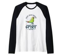 Almas gemelas con Guacamayo Soldado Camiseta Manga Raglan