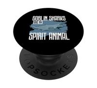 Almas gemelas con tiburón Duende PopSockets PopGrip Adhesivo