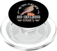 Almas gemelas - Halcón de Hombros Rojos PopSockets PopGrip para MagSafe