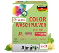 AlmaWin Detergente en Polvo para Ropa de Color - 2 kg AlmaWin