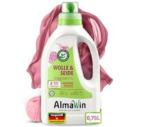 AlmaWin Lana y seda lavanda 750 ml, detergente suave, 50 lavados