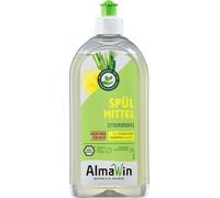 ALMAWIN Lavavajillas Manual Ecológico Hierba de Limón 500ml Limpiador Vajilla