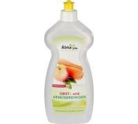 AlmaWin® Limpiador de verduras y frutas, 500 ml, para una limpieza suave y eficaz para todas las variedades lisas. Limpiador 100% natural de frutas y verduras, libre de impurezas