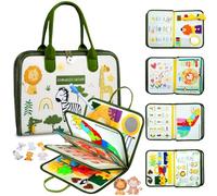 Almaxi Español Busy Board Juguetes Niños 2 3 4 Años, 5 Capas Juguetes Montessori, Tablero Sensorial Montessori Juguetes Motoras Finas, Juegos Educativos Niños 2 3 4 Años,Regalos Niños Cumpleaños