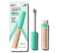 Almay Clear Complexion Acne & Blemish Spot Treatment Concealer Makeup with Salicylic Acid- Lightweight, Full Coverage, Hypoallergenic, Fragrance-Free, for Sensitive Skin, 100 Light, 0.3 fl oz