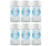Almay Sensitive skin Clear Gel, Anti-Perspirant & Deodorant, Fragrance Free, 2.25-Ounce Stick (Pack of 6) by Almay