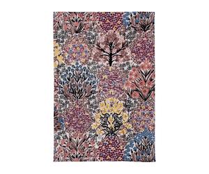 Almedahls Paño de cocina Botanic Garden 40x70 cm Rosa-marrón