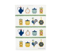 Almedahls Paño de cocina Time 47x70 cm Azul-amarillo