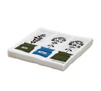 Almedahls Servilletas Persons Kryddskåp. set de 20 verde-azul