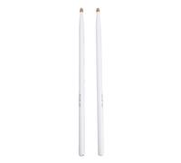 Almeigrity 1 Pair Jazz Drum Sticks Maple Wood Practice Drumstick Replacement Instrument Accessories for Adults Kids Beginners 5A (Blanca)