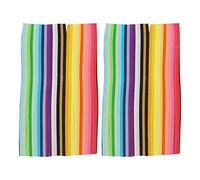 Almeigrity 2700 Hojas de Tiras de Papel de Estrella, 27 Colores, Papel Plegable de Doble Cara para Manualidades Escolares