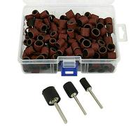 Almeigrity 338 PCS Kit de tambor de lijado Brocas para uñas Accesorios pulidos Herramienta rotativa (252 piezas)