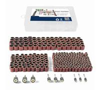 Almeigrity 338 PCS Kit de tambor de lijado Brocas para uñas Accesorios pulidos Herramienta rotativa (338 piezas)