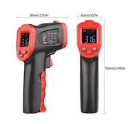 Almeigrity -50 ℃ ~ 950 ℃ /-58 ℉ ~ 1742 ℉ Termómetro infrarrojo con pantalla colorida Termómetro IR Probador de temperatura digital sin contacto de mano Pirómetro Pistola de (Y amarnos unos a otros)