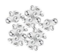 Almeigrity 50PCS/LOT 20MM 25MM Botones de cristal con diamantes de imitación para costura, sofá, bricolaje, manualidades y decoración (20mm)
