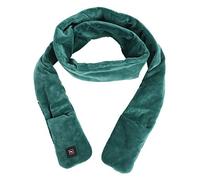 Almeigrity Bufanda calefactora eléctrica alimentada por USB de invierno con 3 controles de temperatura para actividades al aire libre (Verde)